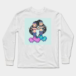 Mermaids 04 (Style:10) Long Sleeve T-Shirt